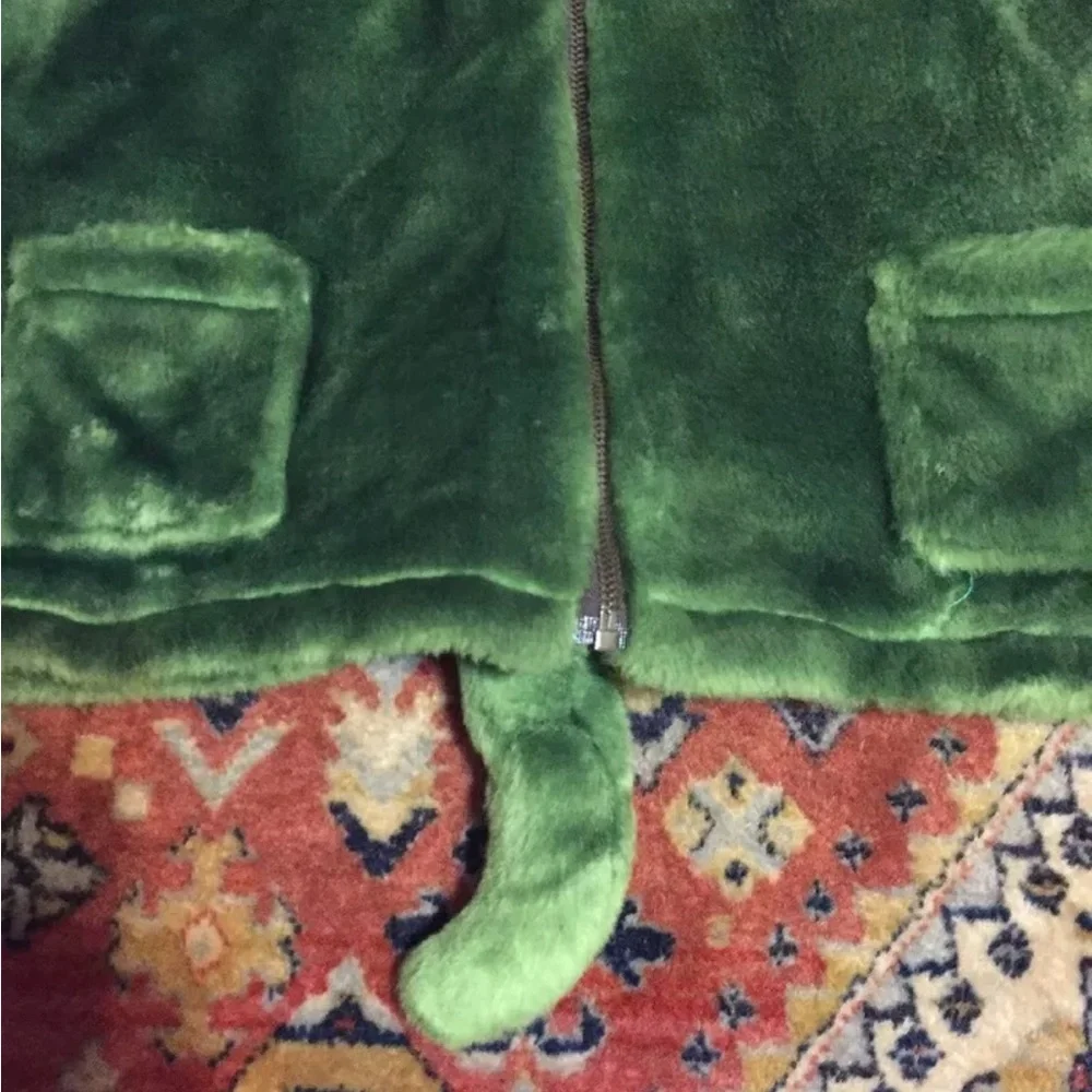 Lil Tots green dinosaur vest fleece - Picture 2 of 8